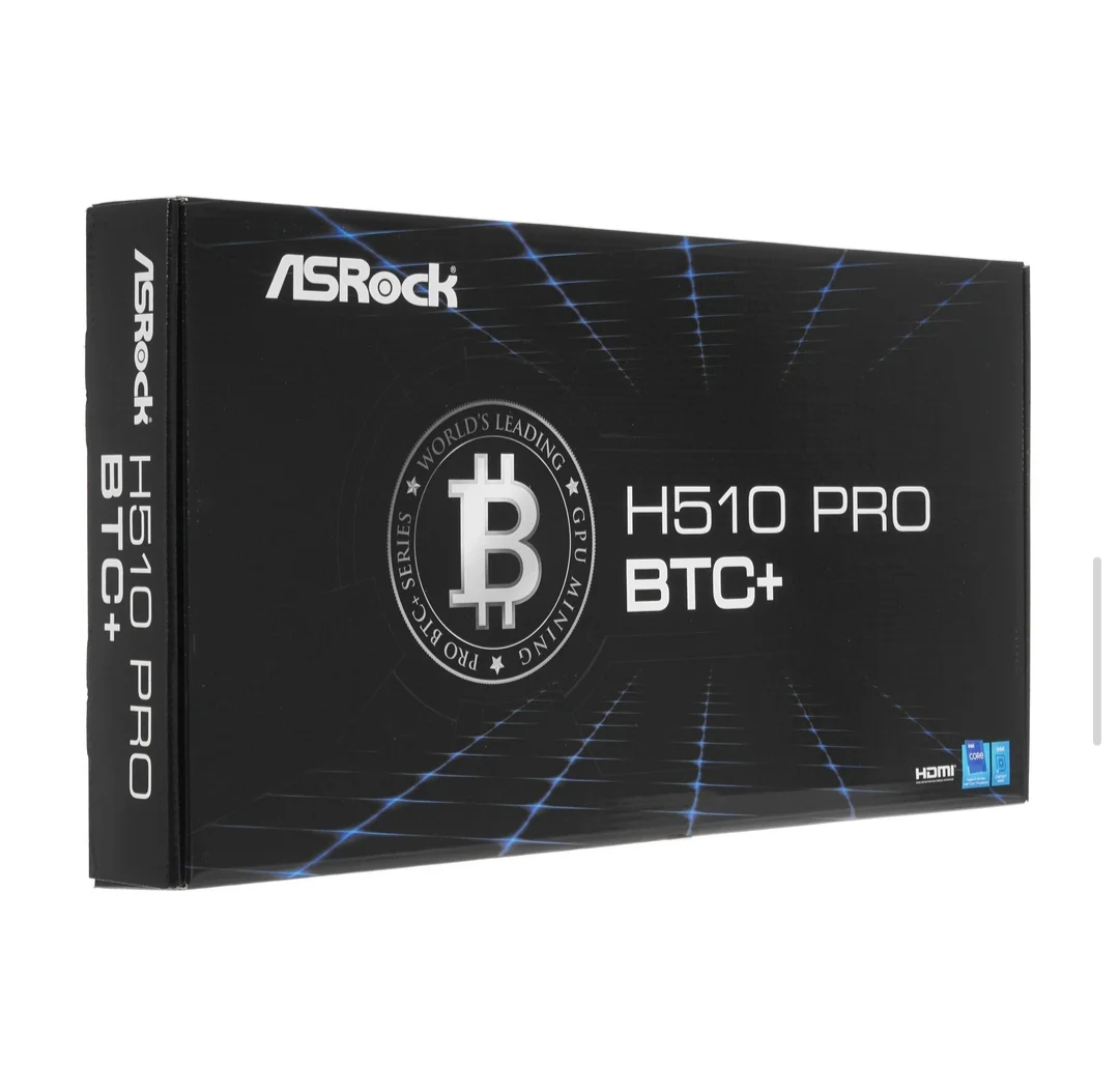 Материнская плата ASRock H510 PRO BTC+